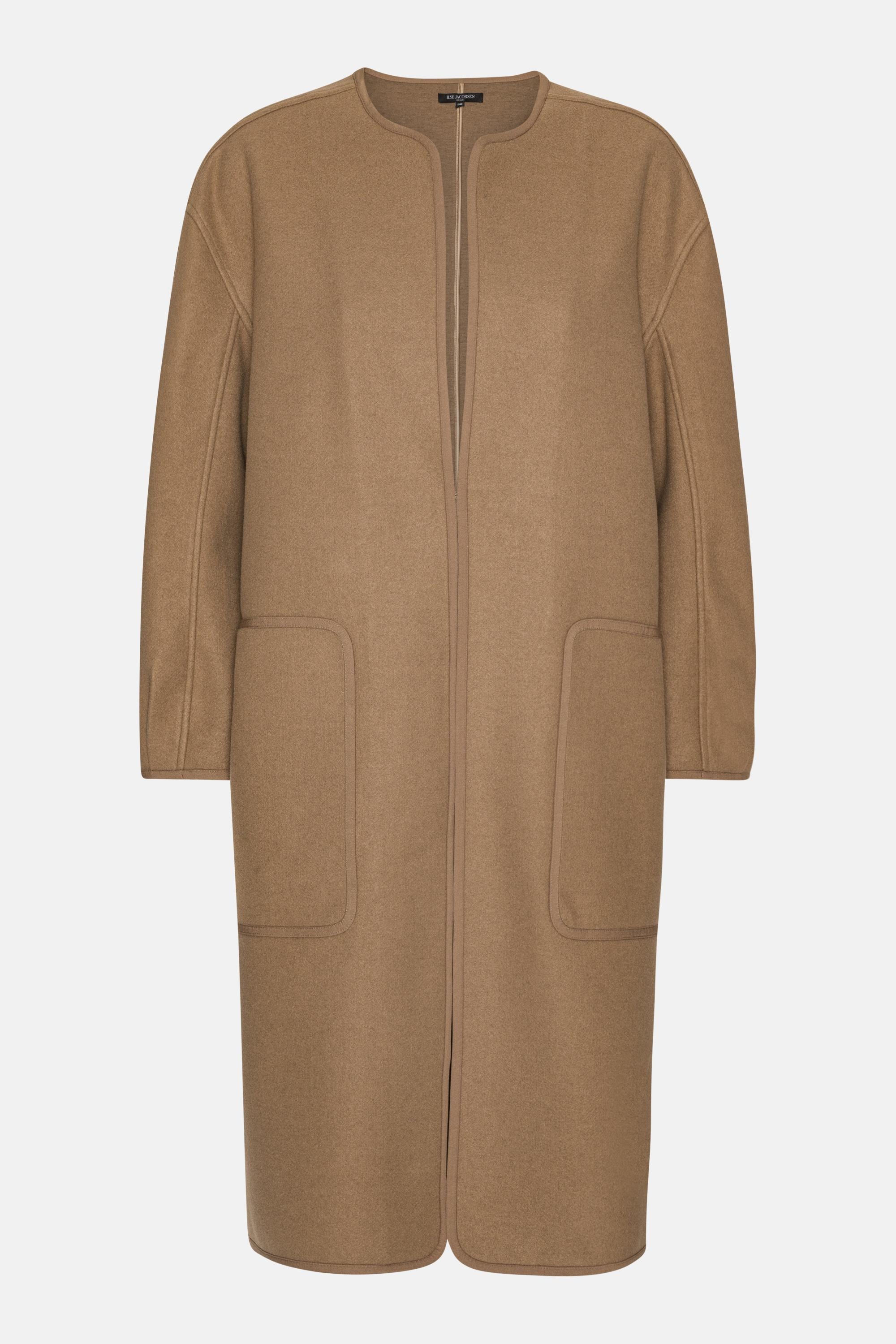 Long Casual Jacket - Mocca